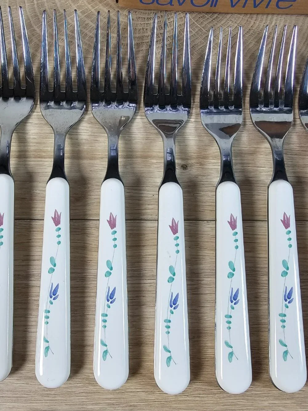 Savoir Vivre Portofino Blue Flatware Set 20 Pieces Dinner Knife Forks Spoons